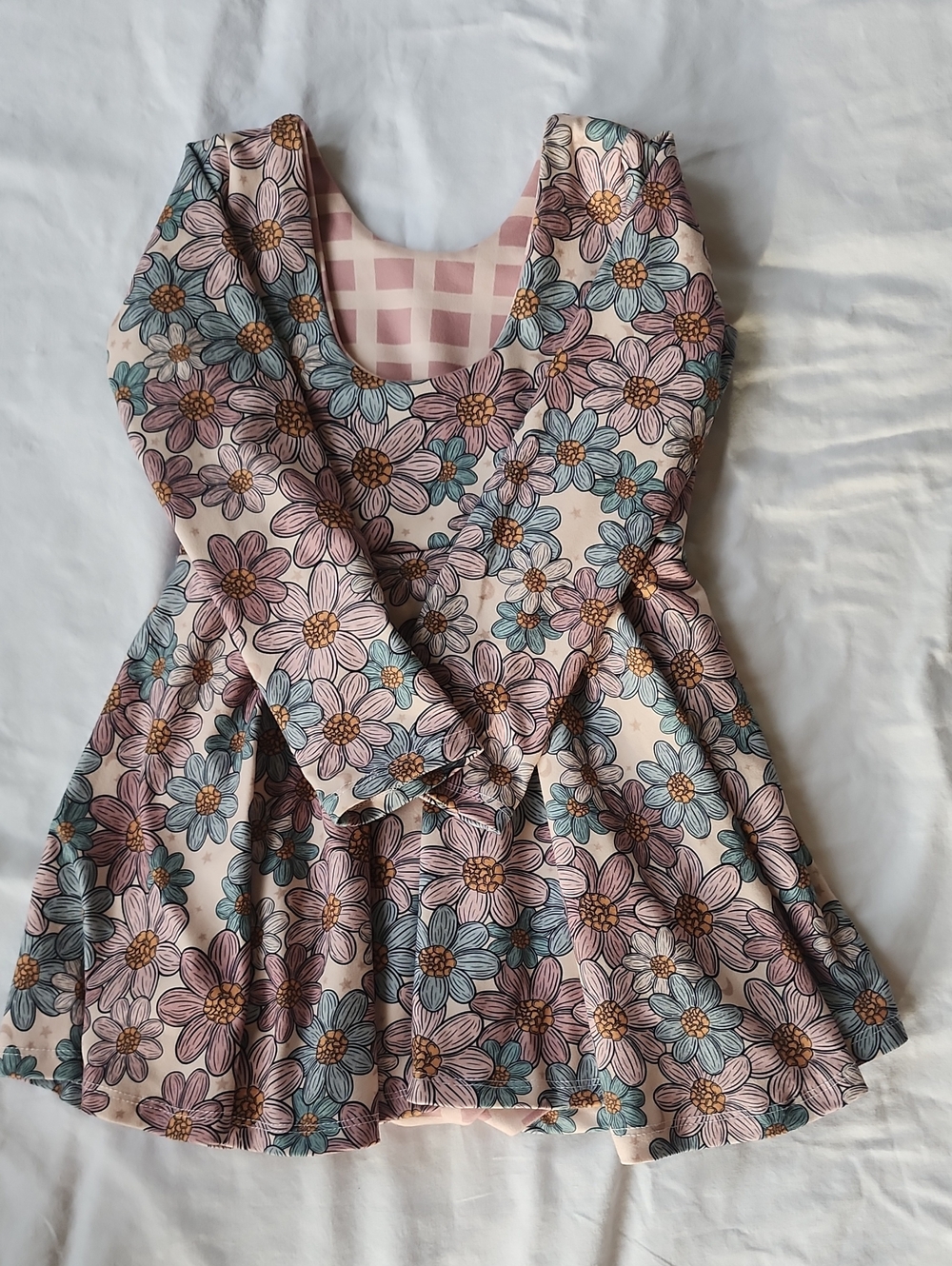 A Dash Of Ellie Rae Handmade Size 4 Girls Dress With Built In Bloomers